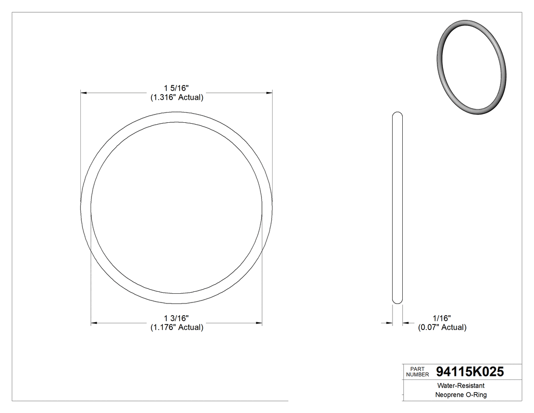 Technical drawing - 94115K025